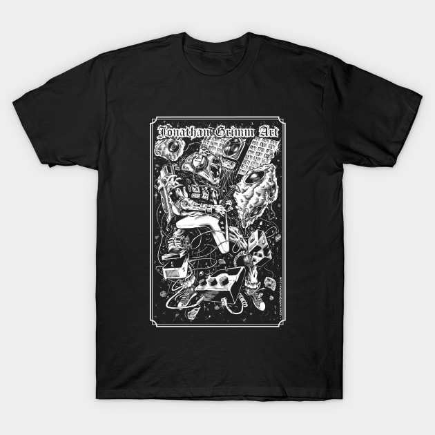 Supernaut Grimm T-Shirt by JonathanGrimmArt